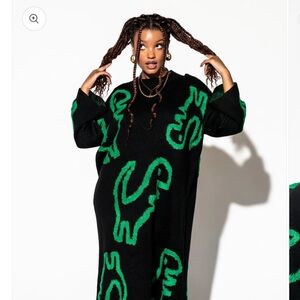 Dressed in lala rawr means I love you knot dress